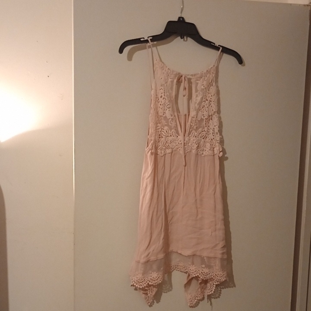 Entro Pink Asymmetrical High-Low Cocktail Dress